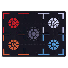 PATIKIL front view showing mat surface and training layout for focused practice