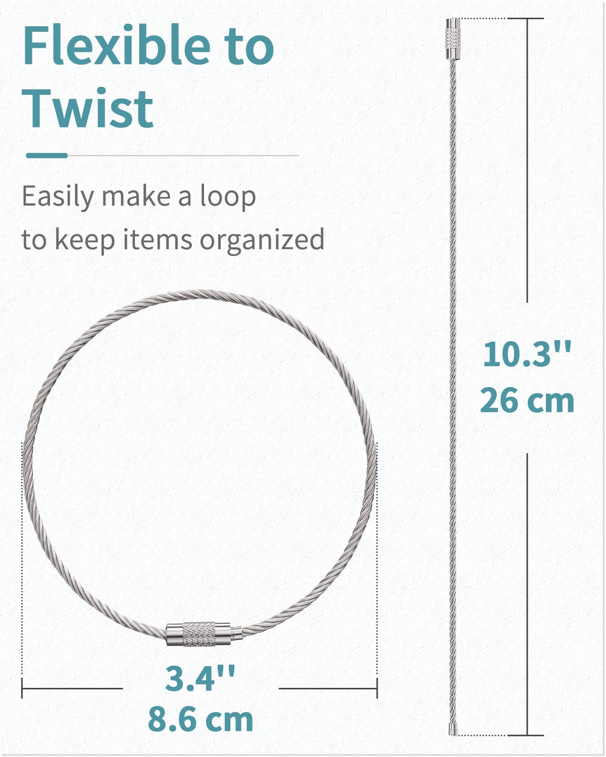 Pawfly braided wire close-up highlighting durable stainless steel texture and corrosion resistance