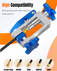 Pawfly needle driver close-up showing machined tip for precise insertion