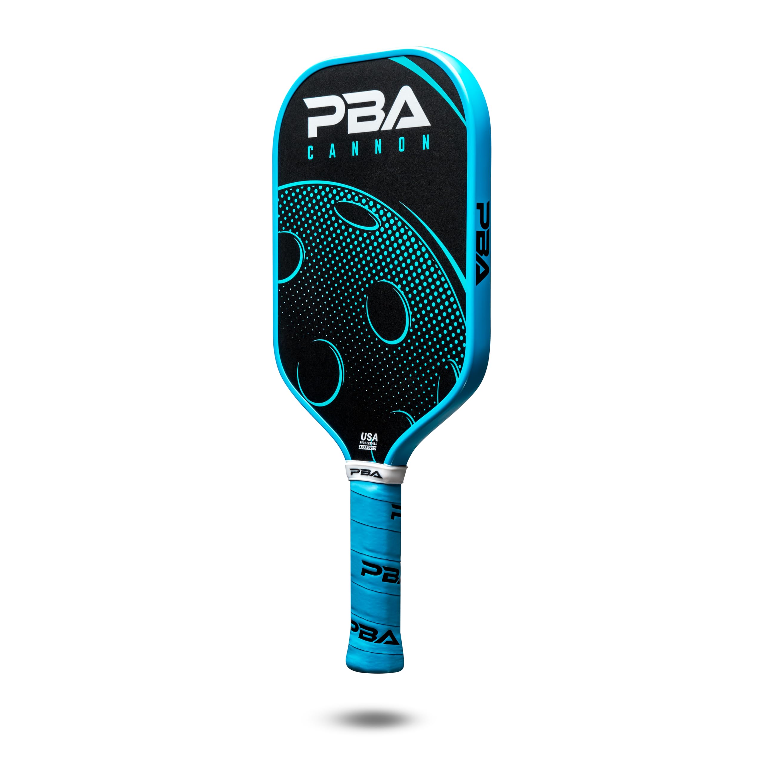 PBA SPORT Cannon front view showing paddle surface and larger sweet spot for control