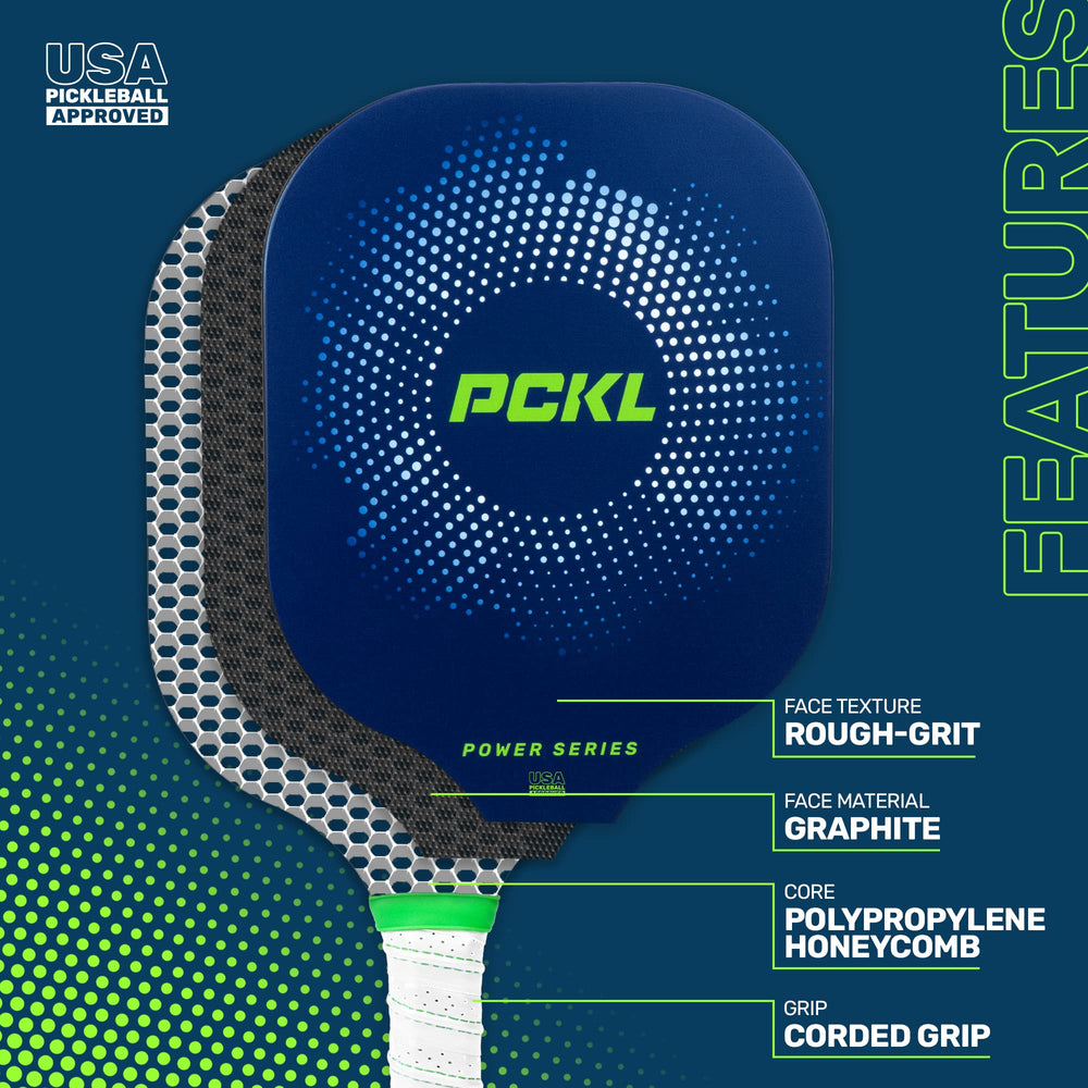PCKL Power Series side profile highlighting paddle thickness and aerodynamic edge for added drive