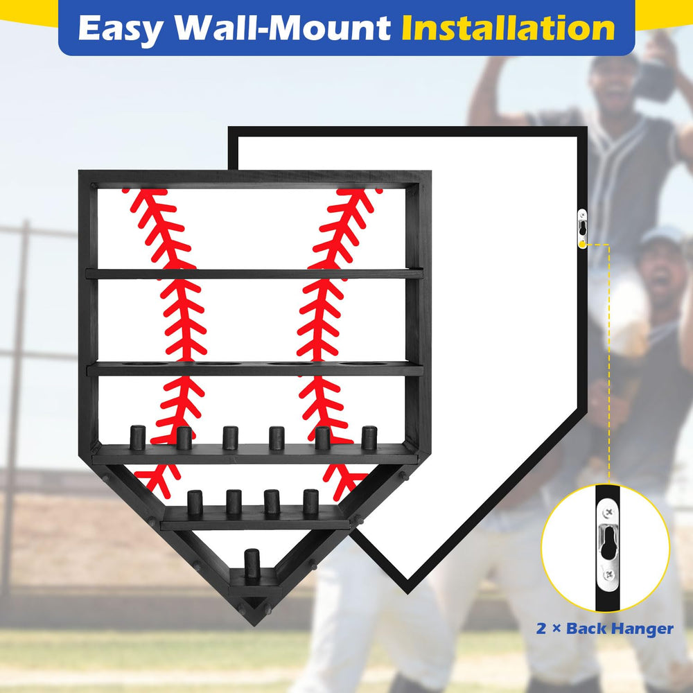 peccera display with a baseball beside it showing compact 13×17 inch footprint