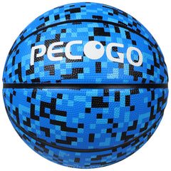 PECOGO front view showing size 3 ball and colorful mosaic pattern for easy recognition