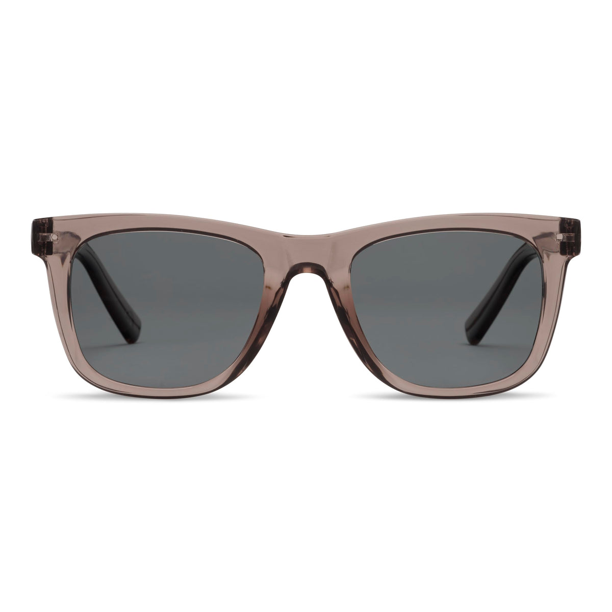 Peepers by PeeperSpecs warm gray harbor front view showing discreet bifocal and stylish fit