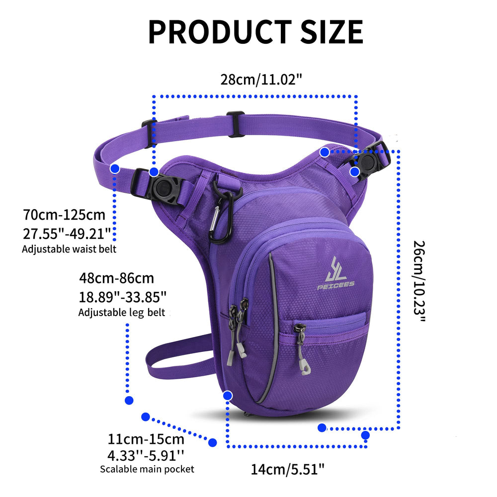 Peicees worn as a sling bag across the chest for versatile hands-free convenience