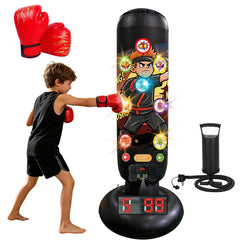 PELDA front view of the punching bag showing durable design and stability