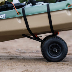 Pelican cart corrosion-resistant frame detail demonstrating durable construction