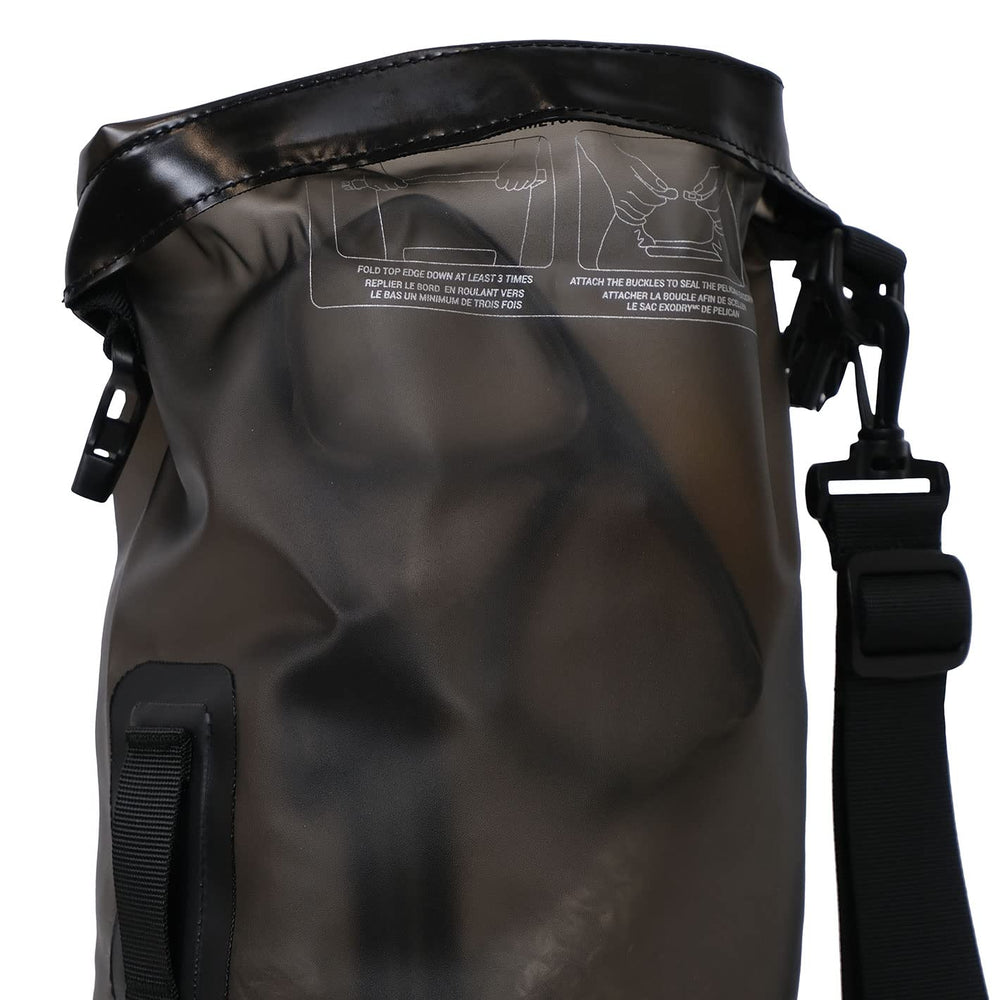 Pelican ExoDry roll-top closure detail securing contents and shedding water