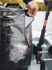Pelican ExoDry water-resistant zippered pocket stores small essentials safely