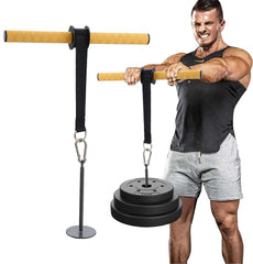 PELLOR handle front view showing sturdy steel core and ergonomic grip for control