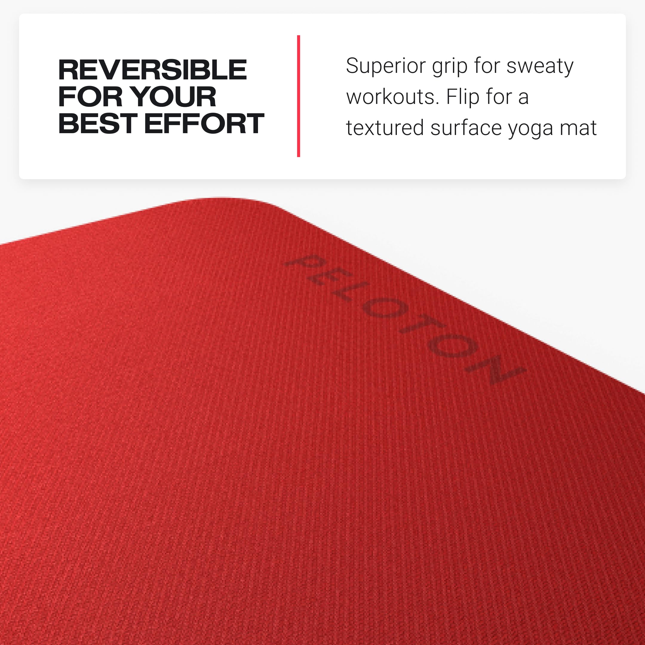 Peloton mat rolled for compact storage and easy portability