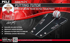 Pelz Golf close-up of front marbles revealing immediate strike feedback