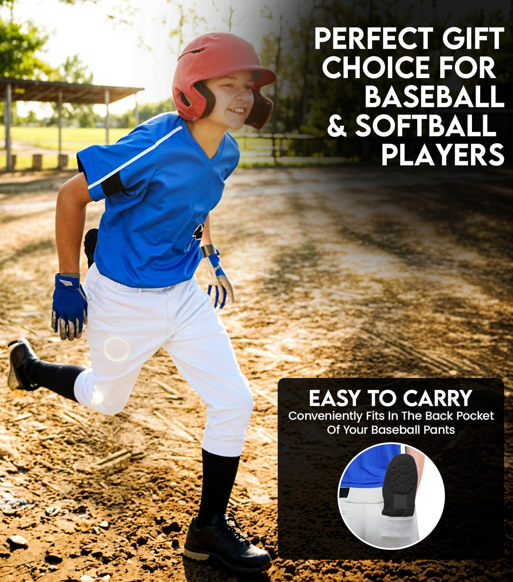 Penveer in use youth player sliding with mitt boosting hand protection