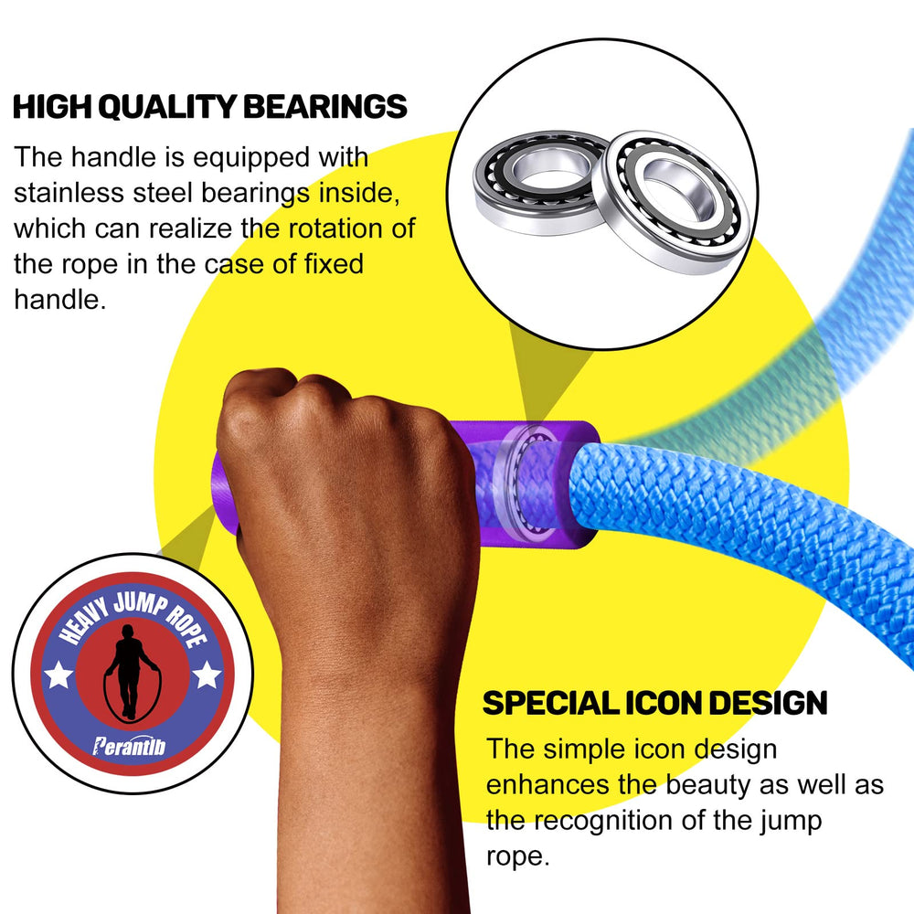 Perantlb full rope laid out to show 9.2ft length and 1-inch thickness