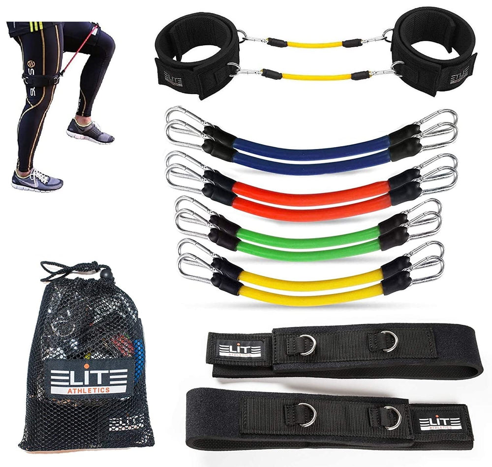 Perry Ellis front packaging showing full 11-piece band set and contents, quick setup benefit