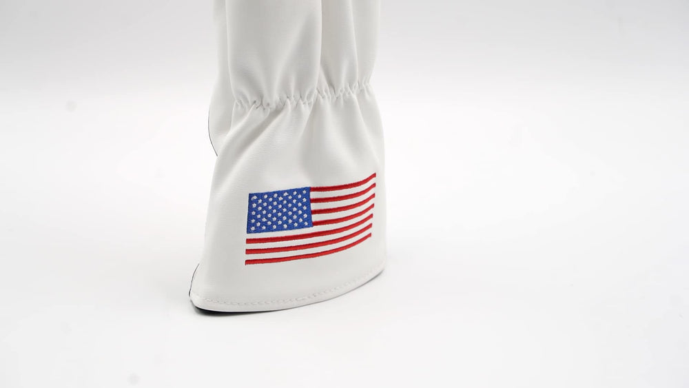 Pesky Patriot close-up stitching reinforcement showing strong seams and longevity