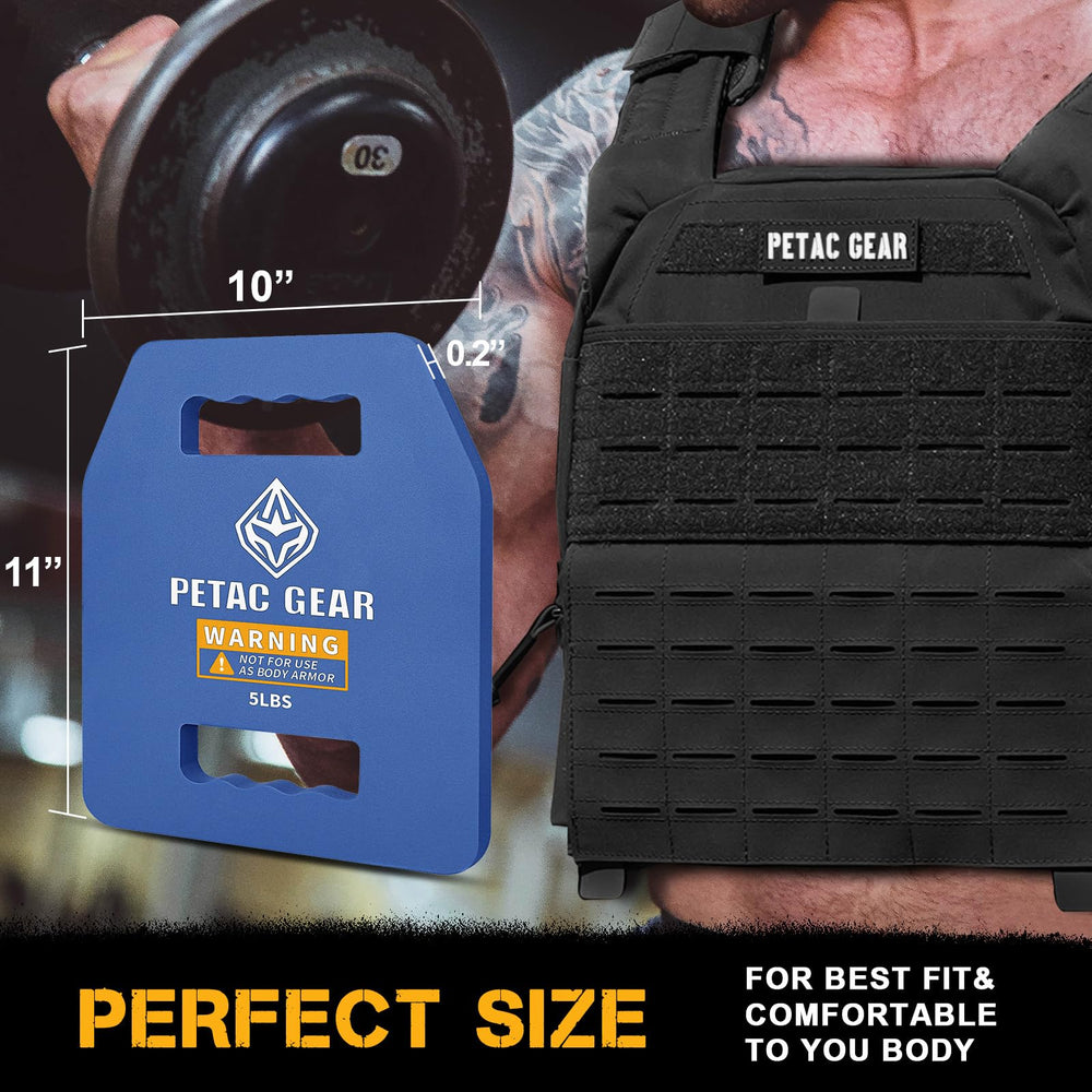 PETAC GEAR plate used during rucking for added resistance and endurance