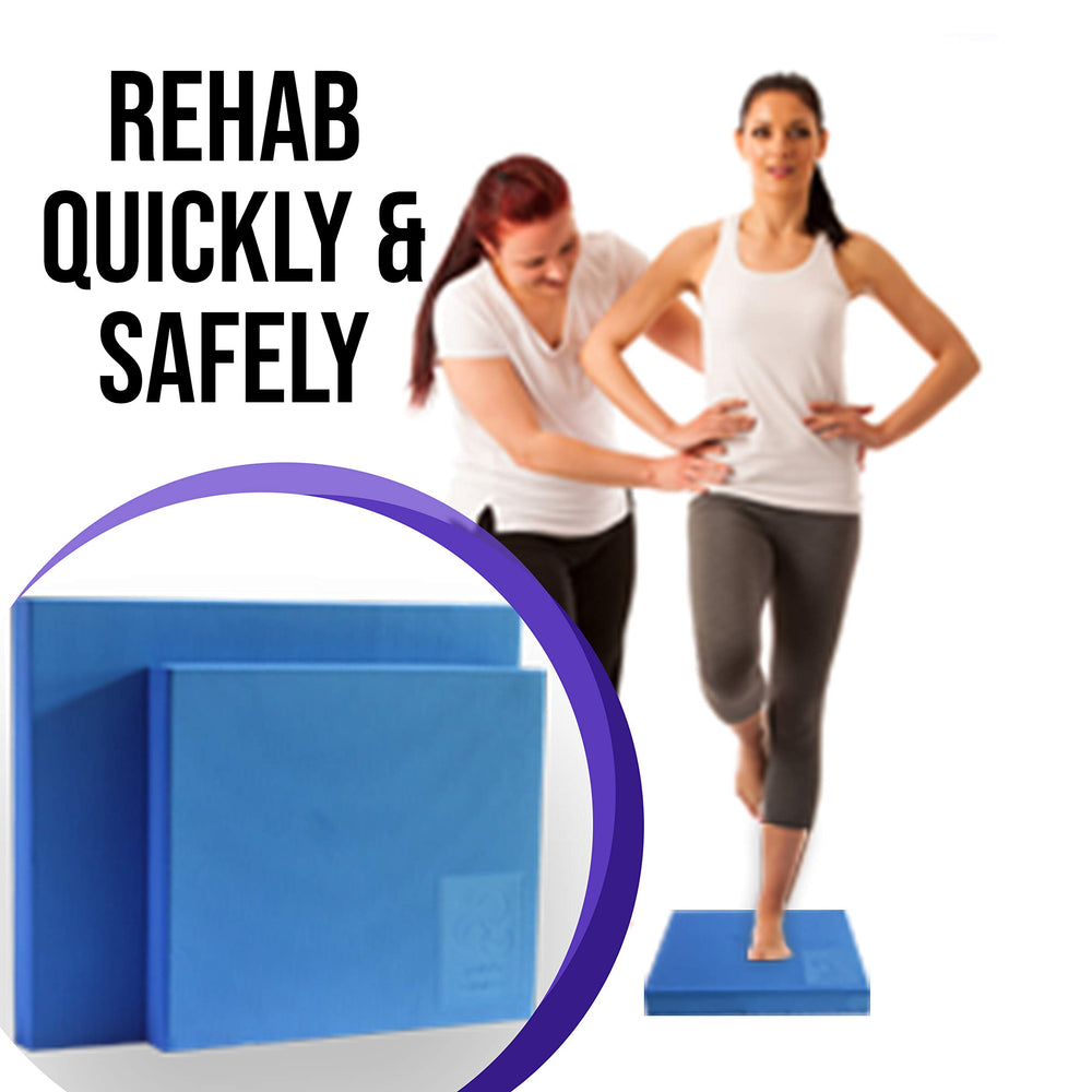 pete's choice pad pictured with included stretching strap and exercise guide for versatile workouts