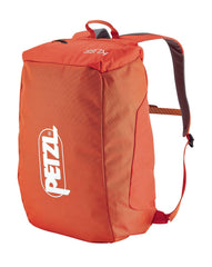 Petzl KLIFF front view showing compact 36L bag and quick-access opening benefit