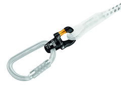 Petzl P58 XSO gate detail close-up highlights easy open installation benefit