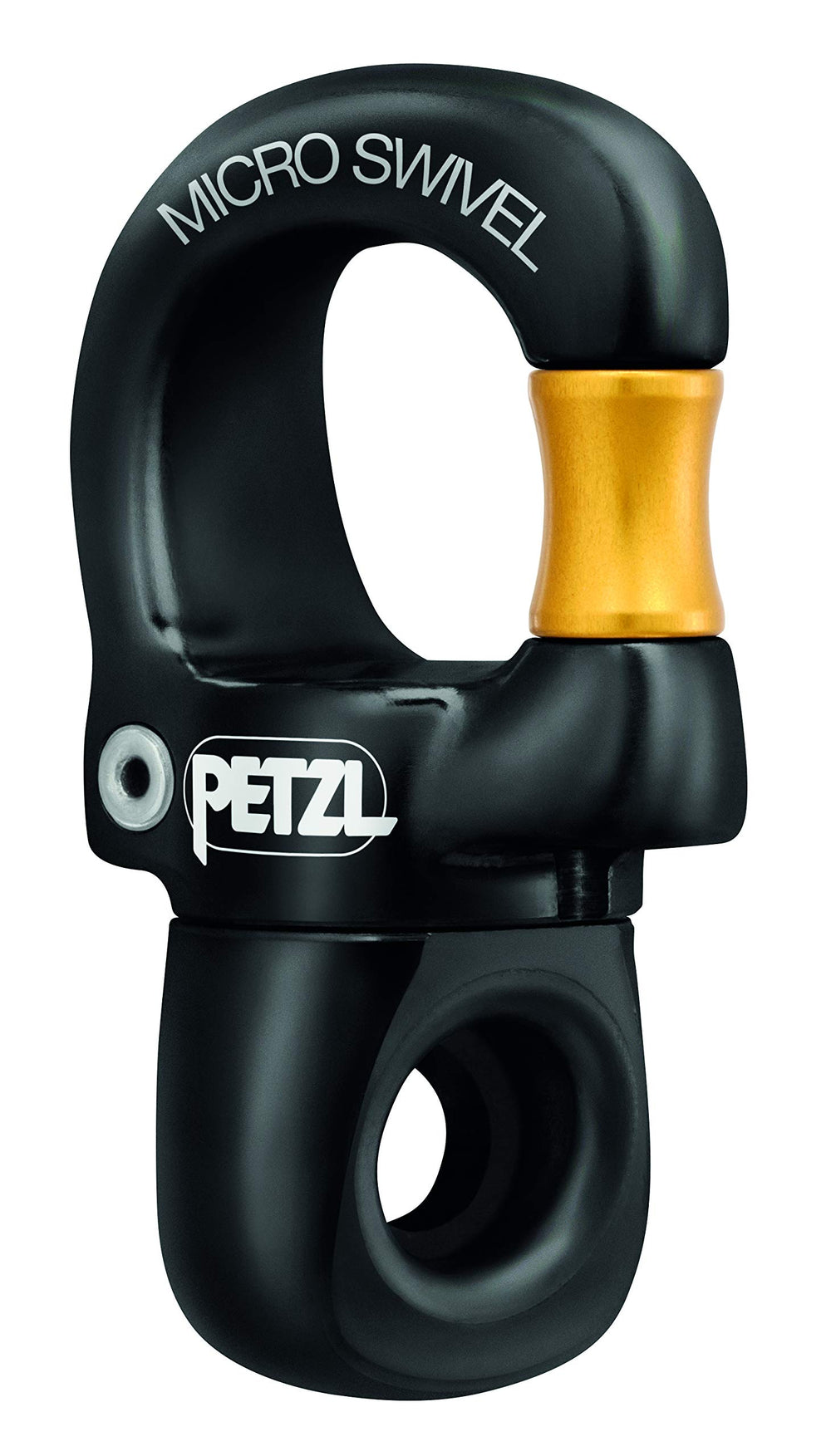 Petzl P58 XSO front view shows compact swivel and low weight benefit