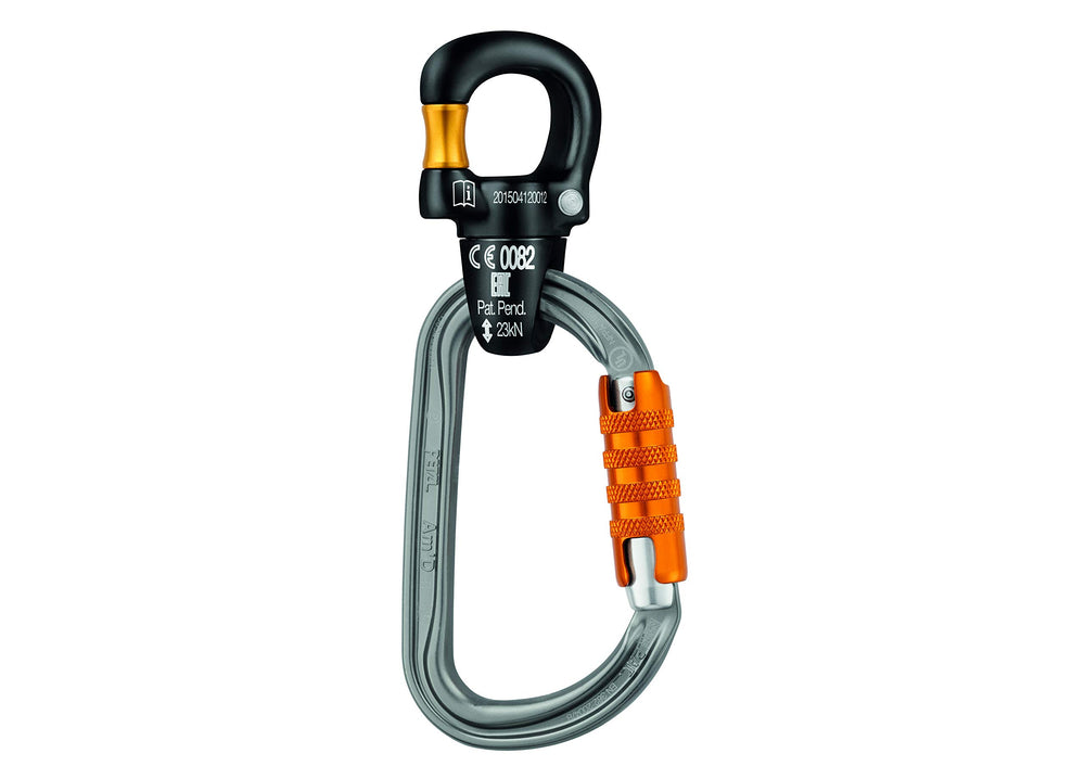 Petzl P58 XSO on harness in field shows tidy gear organization benefit