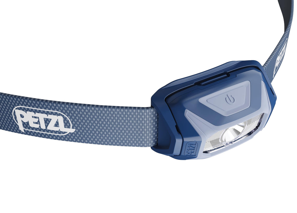 PETZL TIKKINA battery compartment open showing AAA or CORE flexibility