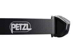 PETZL TIKKINA tilt mechanism detail showing adjustable angle for precise aiming
