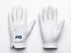 PG Golf detailed finger stitching highlighting reinforced seams and durability