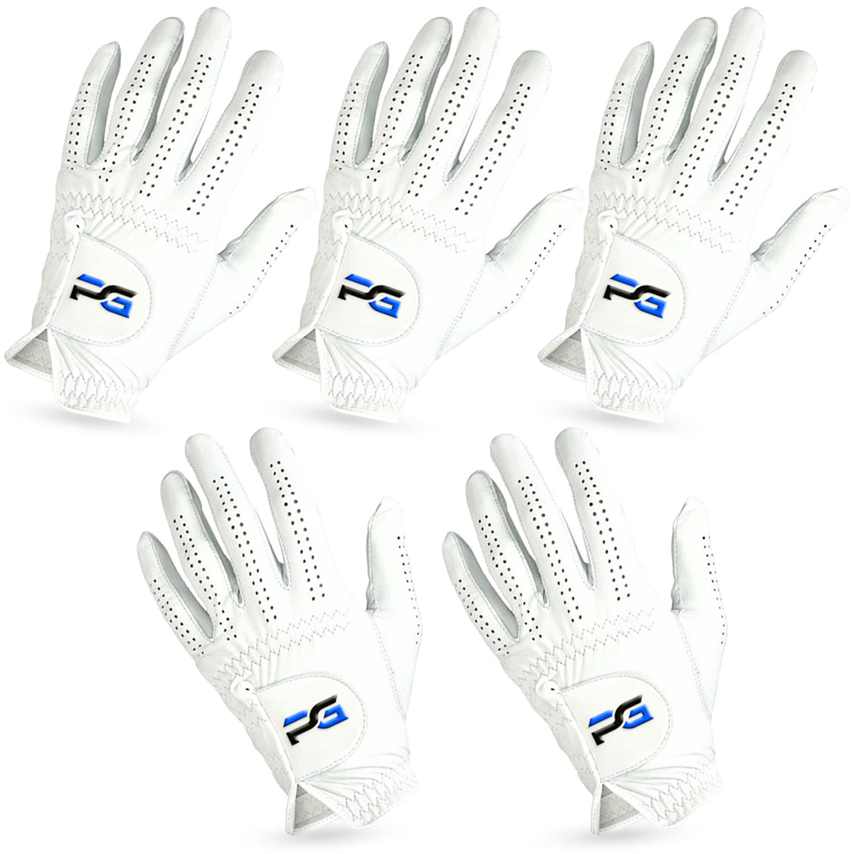 PG Golf front view of five-pack packaging showing brand and value