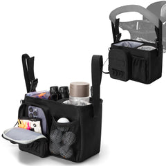 PGmoon front view organizer showing pockets and easy access benefit
