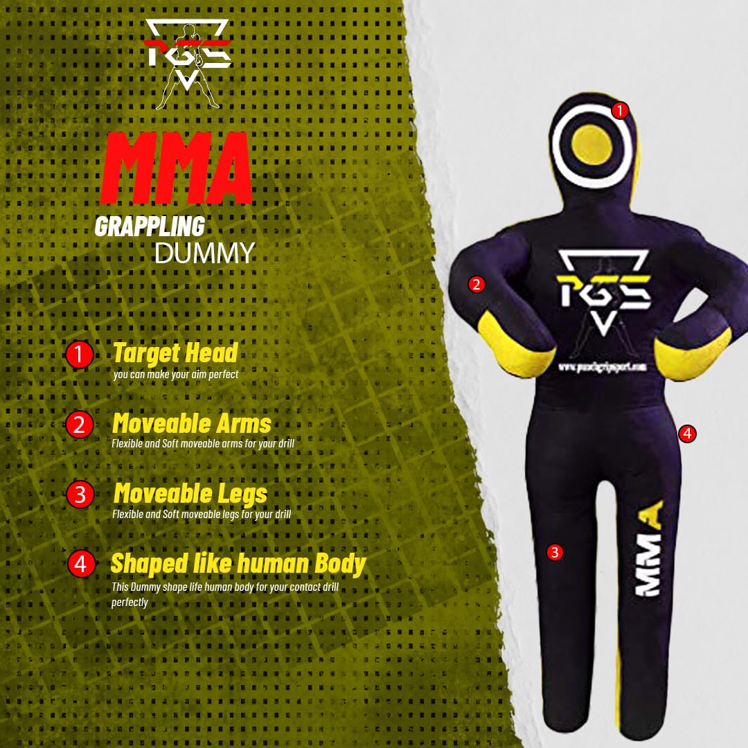 PGS dummy filled example demonstrating customized weight and realistic training feel