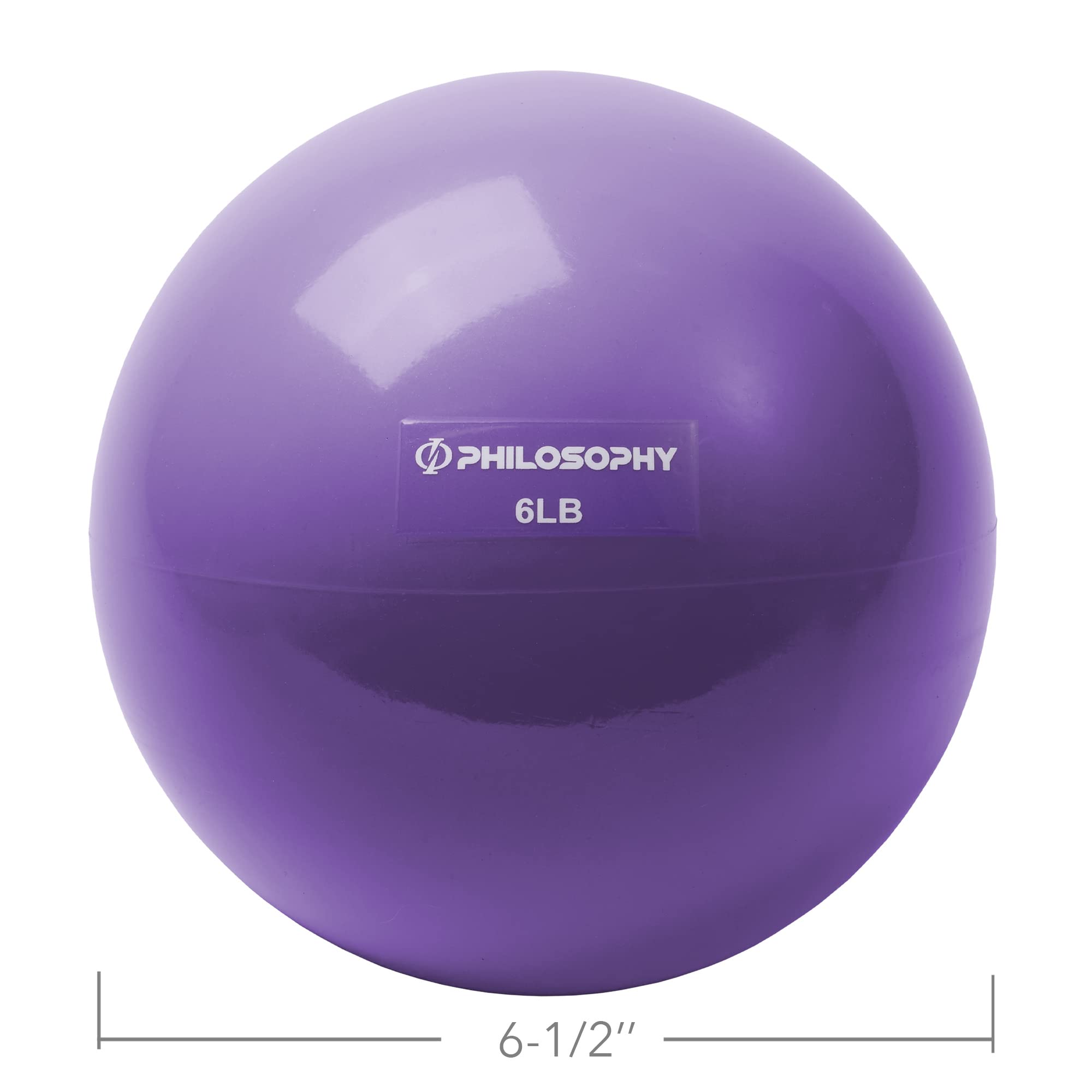 Philosophy Gym ball used in a yoga pose illustrating added resistance and improved balance