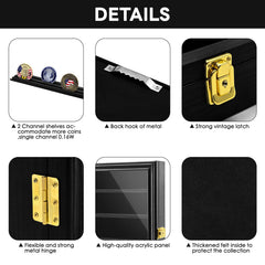 PiaoHao double-grooved shelves close-up keeping coins secure and angled
