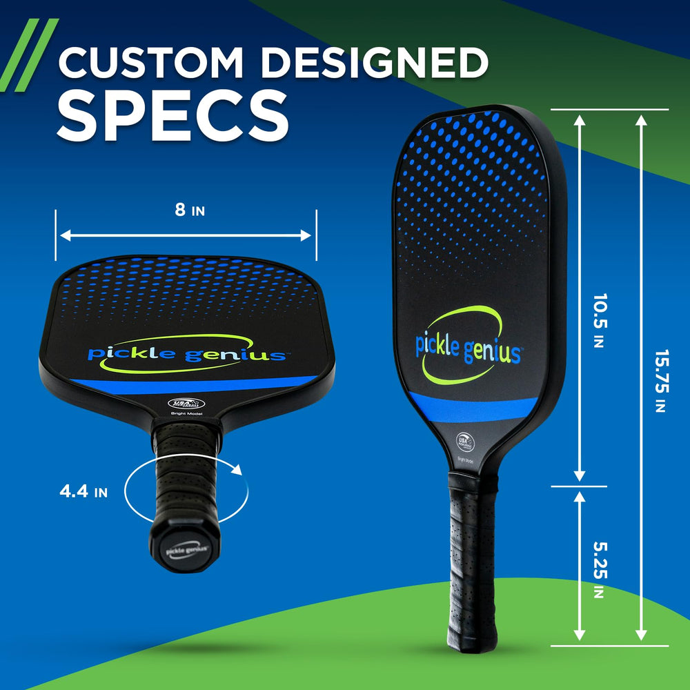 Pickle Genius cushioned grip and handle providing sweat-wicking comfort