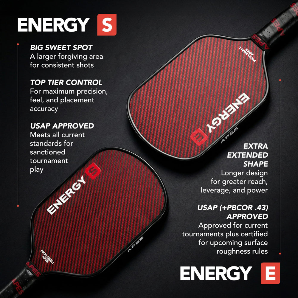 Pickleball Apes honeycomb core and face texture closeup showing material detail benefit: spin boost