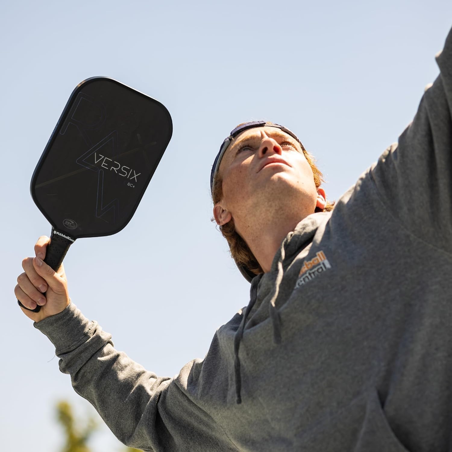 PickleballCentral VERSIX RAW in-play action illustrating maneuverability and power