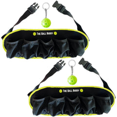 PickleProGear front packaging showing two Ball Buddies and benefits