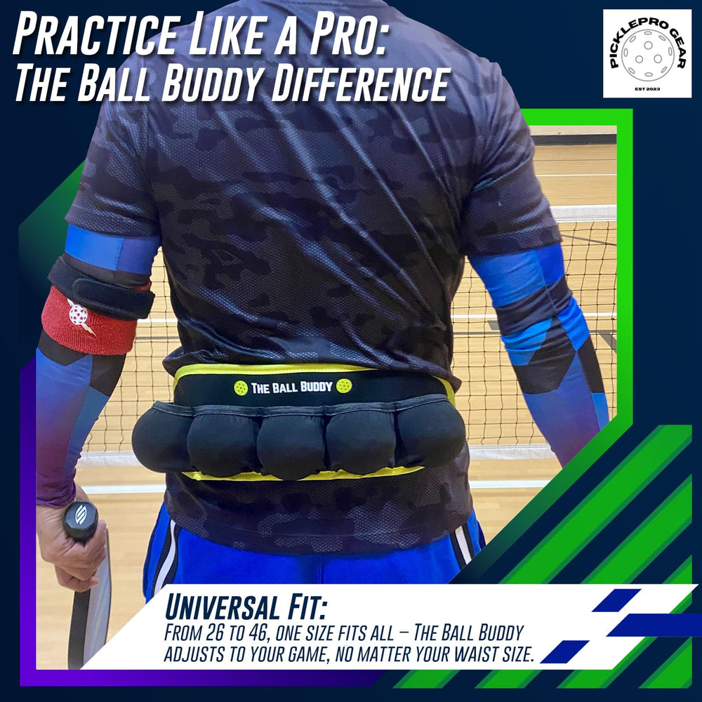 PickleProGear coach using Ball Buddy during group training sessions