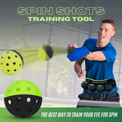 PickleProGear balls in motion demonstrating spin visibility for better feedback
