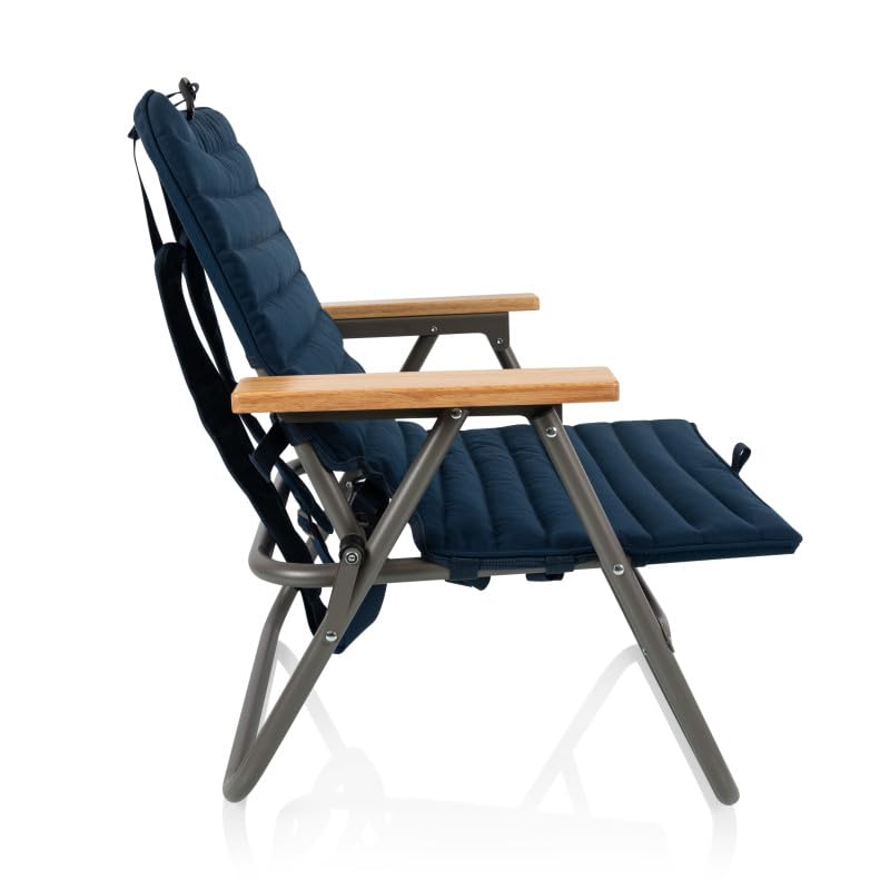 PICNIC TIME folded flat chair demonstrating compact storage and travel-friendly size
