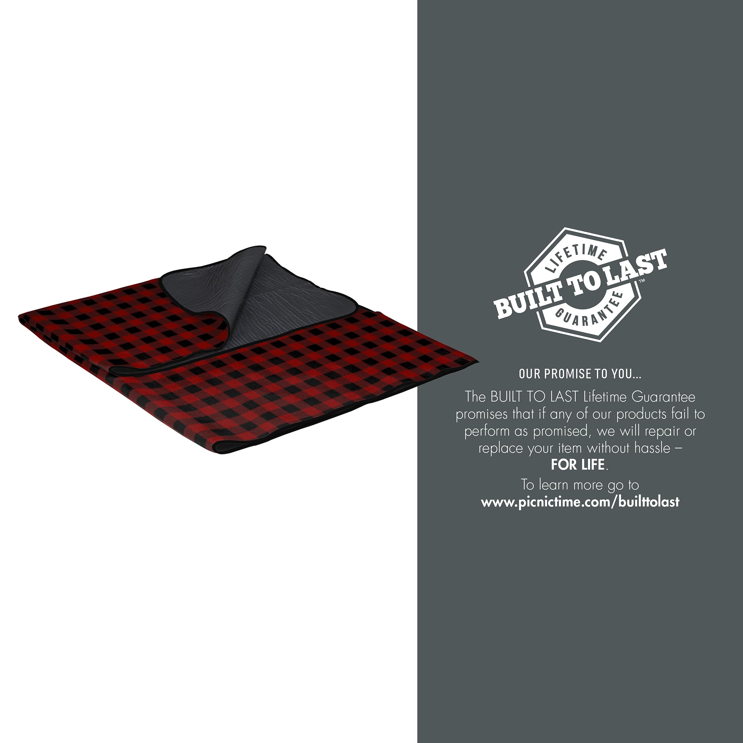 PICNIC TIME lifestyle beach setup blanket laid out with picnic gear showcasing family use