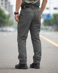PIDO YOGA zippered thigh pocket detail keeping phone and gear secure during movement
