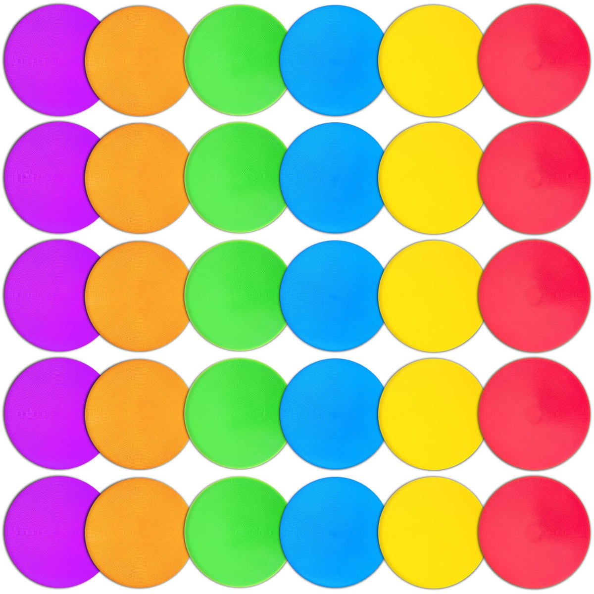PIKZH front pack of 12 colorful flat markers for visible training