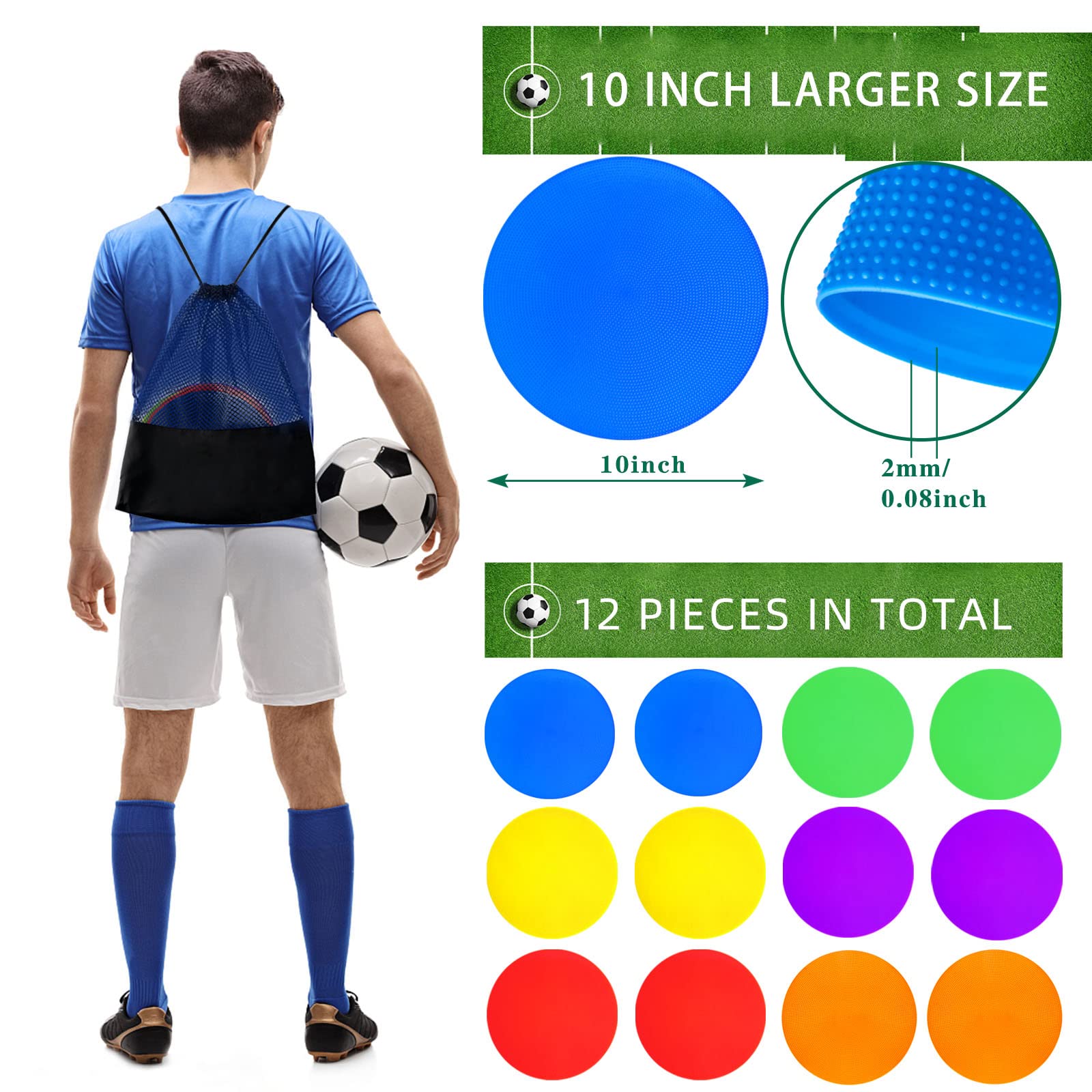 PIKZH marker held in hand to show 10-inch diameter scale and easy portability