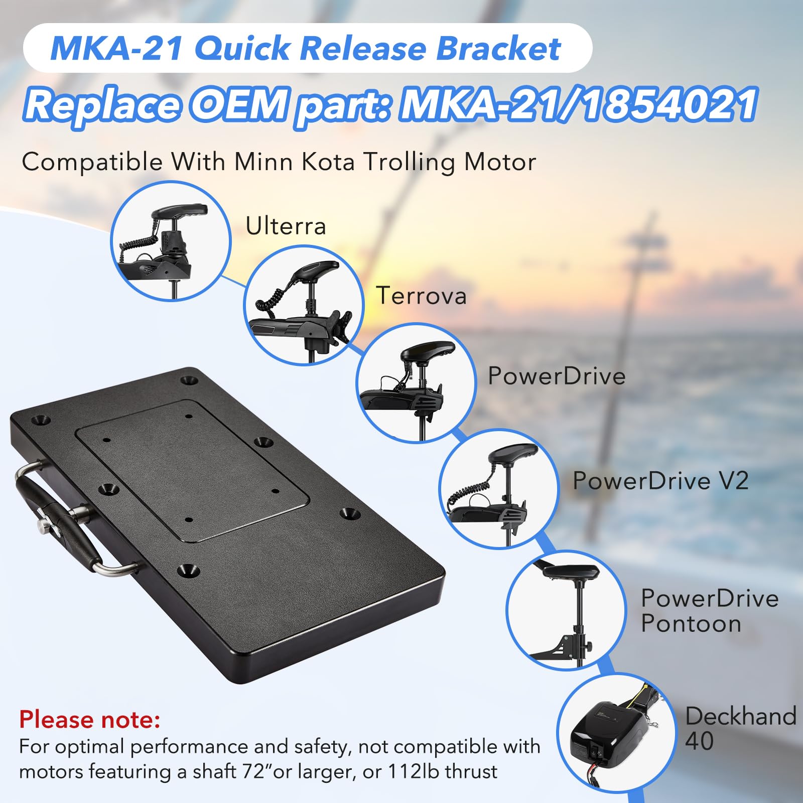 Pilida low-profile deck plate highlighting unobtrusive design benefit