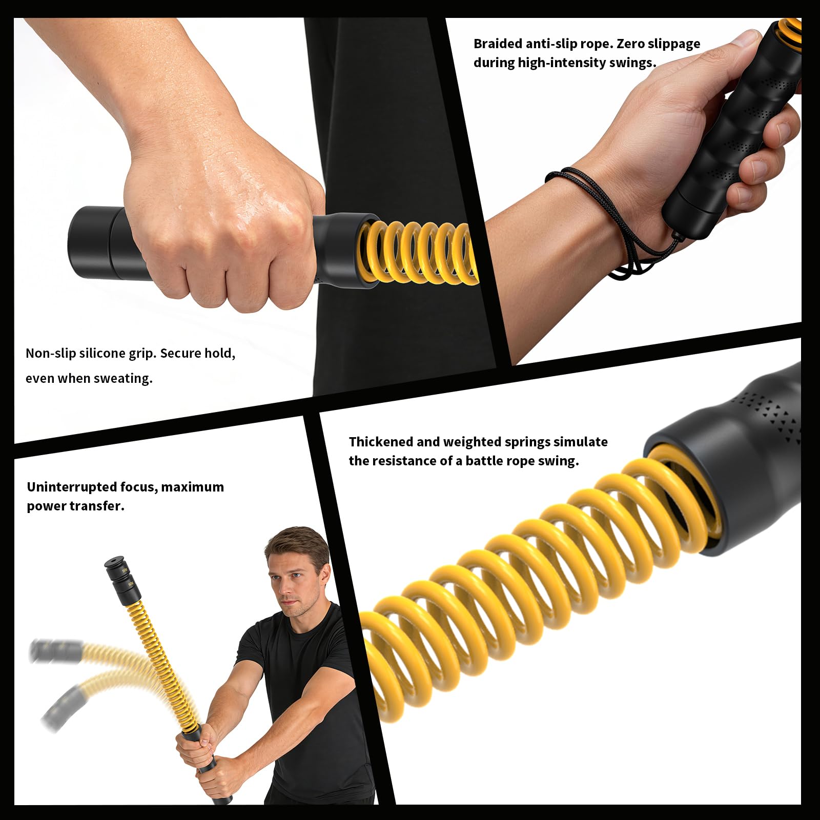 PinaiIon ropes in gym setting showing dynamic use for full-body conditioning benefits