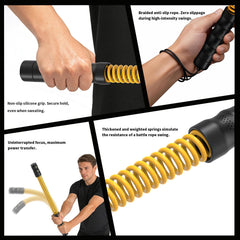 PinaiIon ropes in gym setting showing dynamic use for full-body conditioning benefits