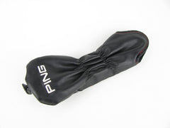PING G410 headcover close-up of authentic tag and stitching for visible quality