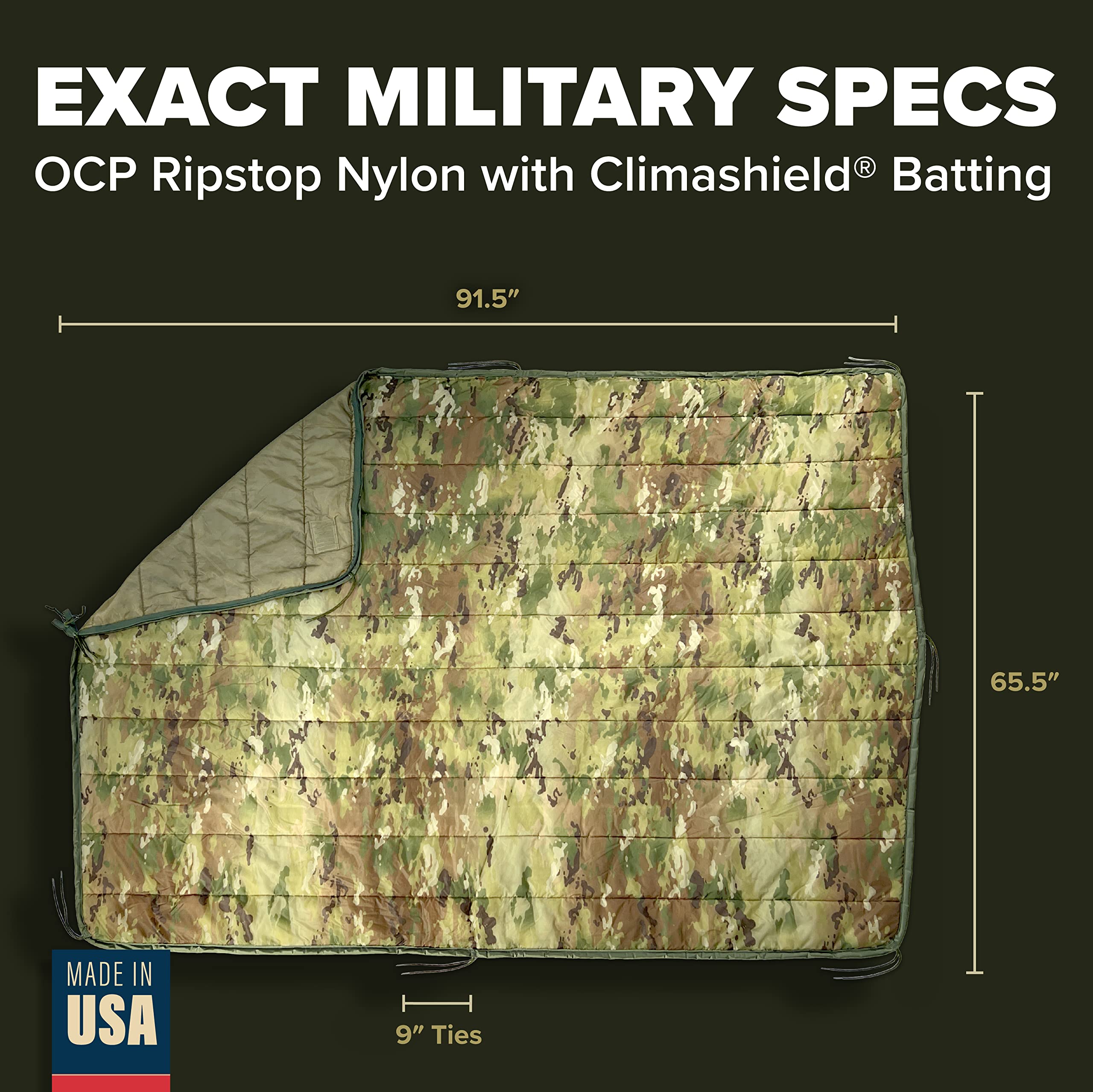 Pinnacle Mercantile close-up ripstop nylon showing durable tear resistance